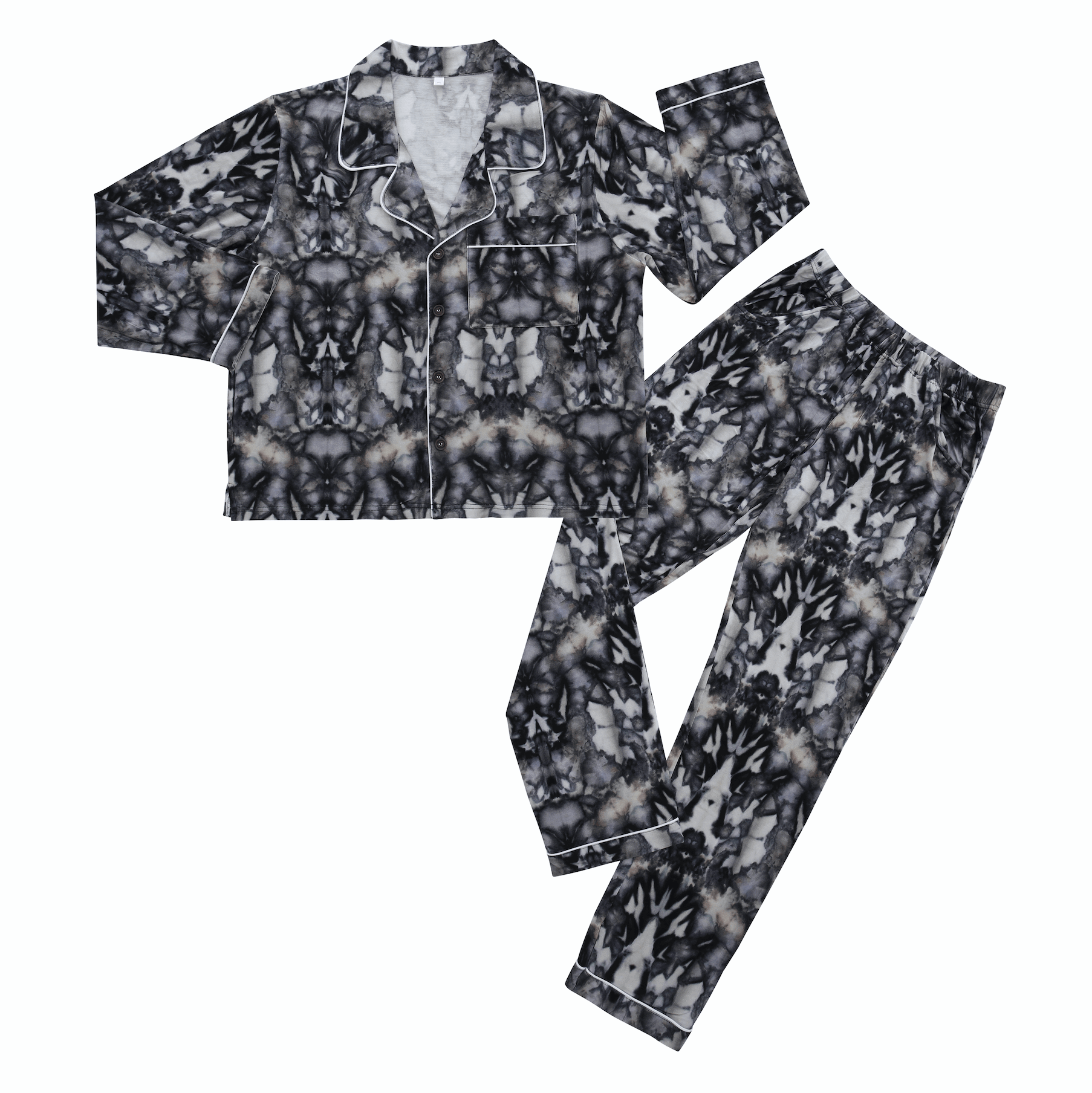 Mystic Tie Dye Women's Bamboo Pajamas - Peregrine Kidswear - Small