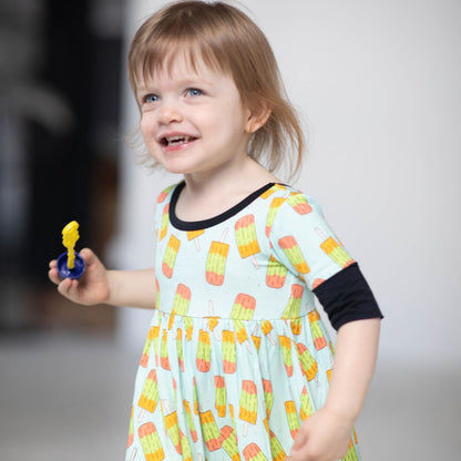 Popsicles Children's Bamboo Twirl Dress - Peregrine Kidswear - Dresses - 2T