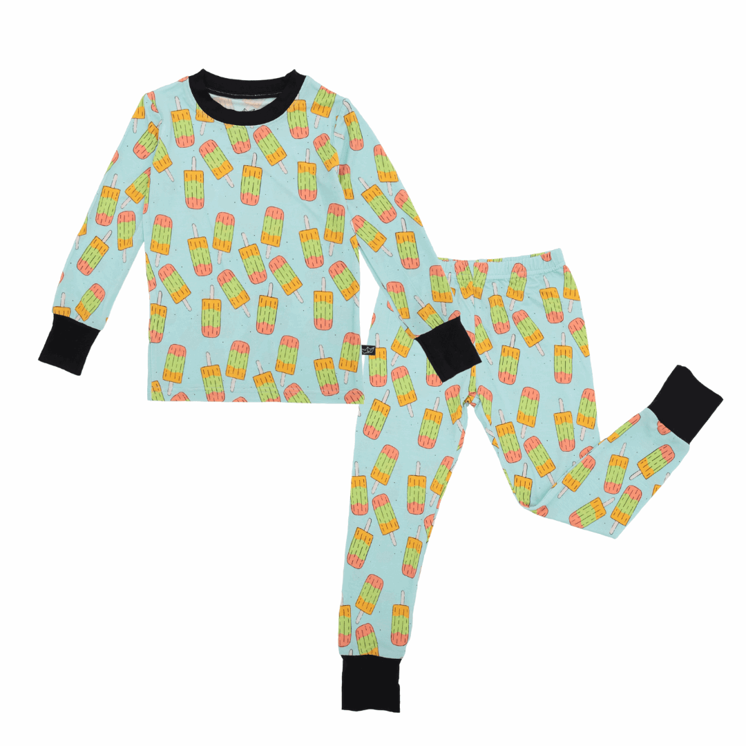 Popsicles Two-Piece Bamboo Pajamas - Peregrine Kidswear - 2 Piece Pajamas - 12-18M
