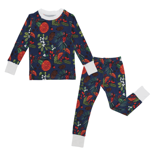 PREORDER Simmer Pot Two-Piece Bamboo Pajamas - Peregrine Kidswear - 2 Piece Pajamas - 12-18M