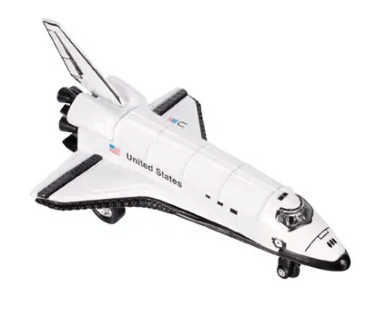 Pull Back Space Shuttle Toy - Peregrine Kidswear - -