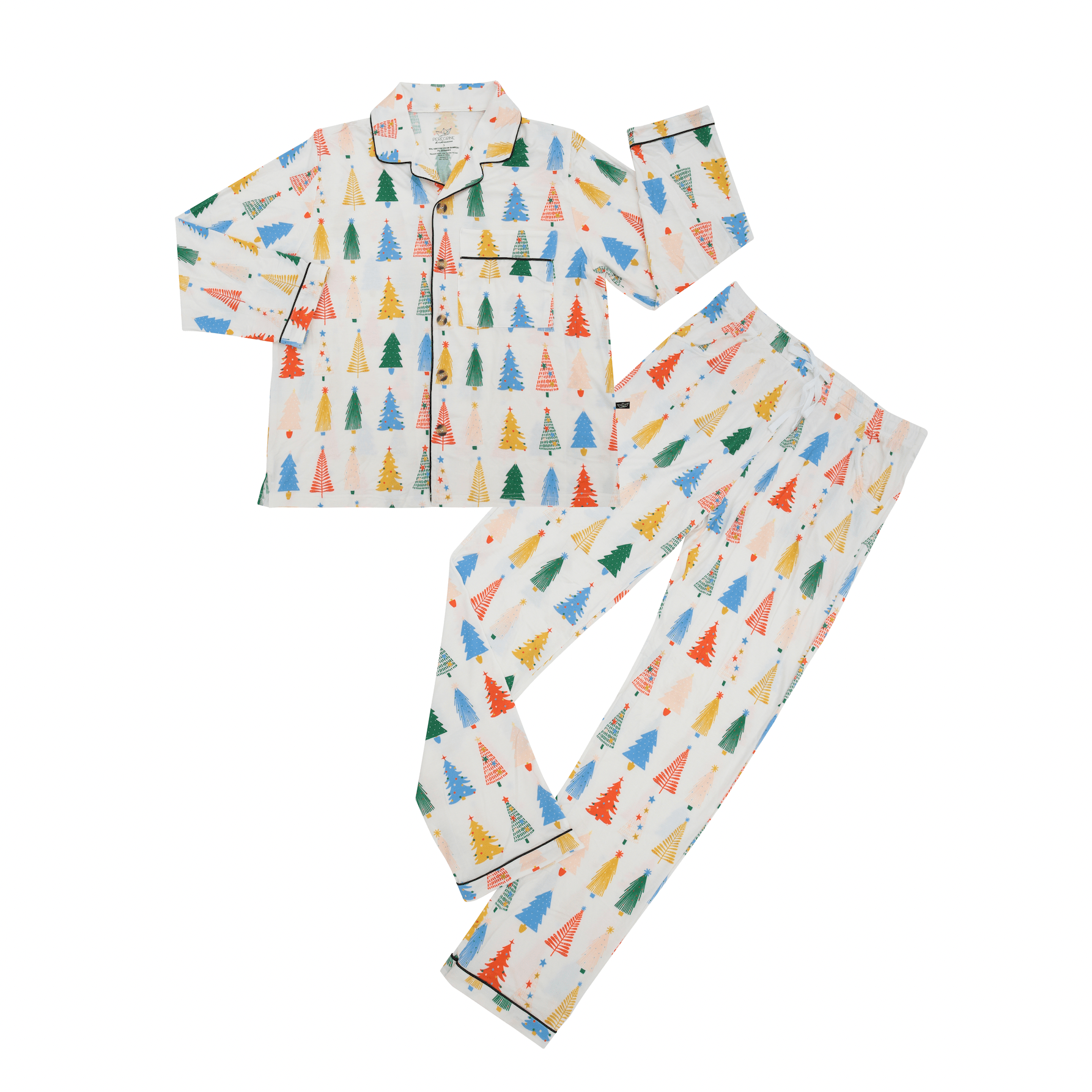 Quirky Trees Men's Bamboo Pajamas - Peregrine Kidswear - Small