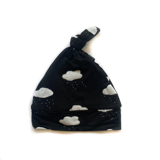 Rain Clouds Bamboo Knotted Hat - Peregrine Kidswear - Hat - 0-6M