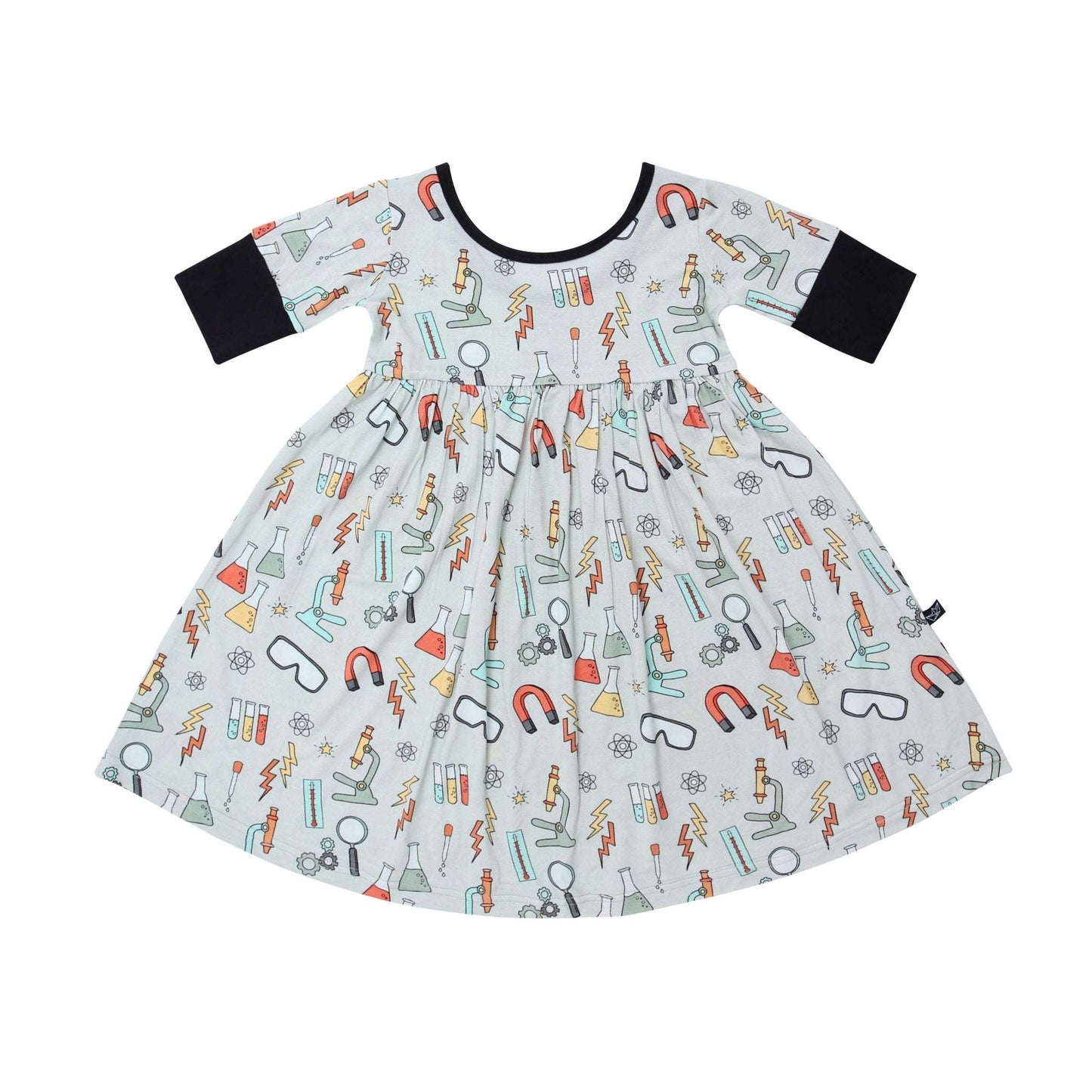 Science Lab Children's Bamboo Twirl Dress - Peregrine Kidswear - Dresses - 2T