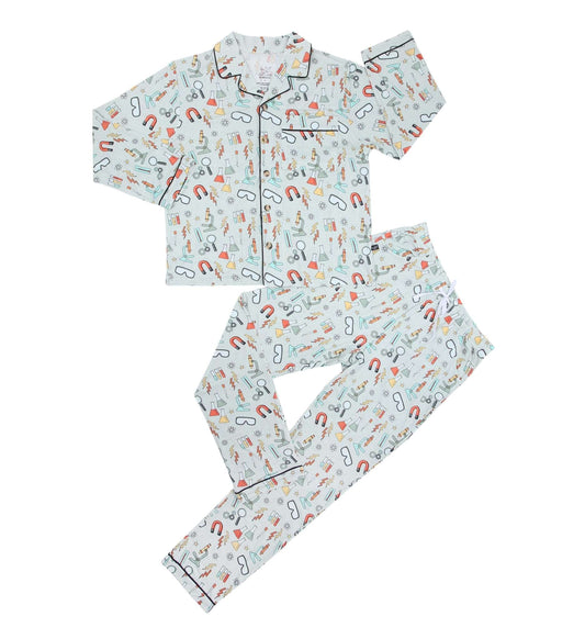Science Lab Men's Bamboo Pajamas - Peregrine Kidswear - Small
