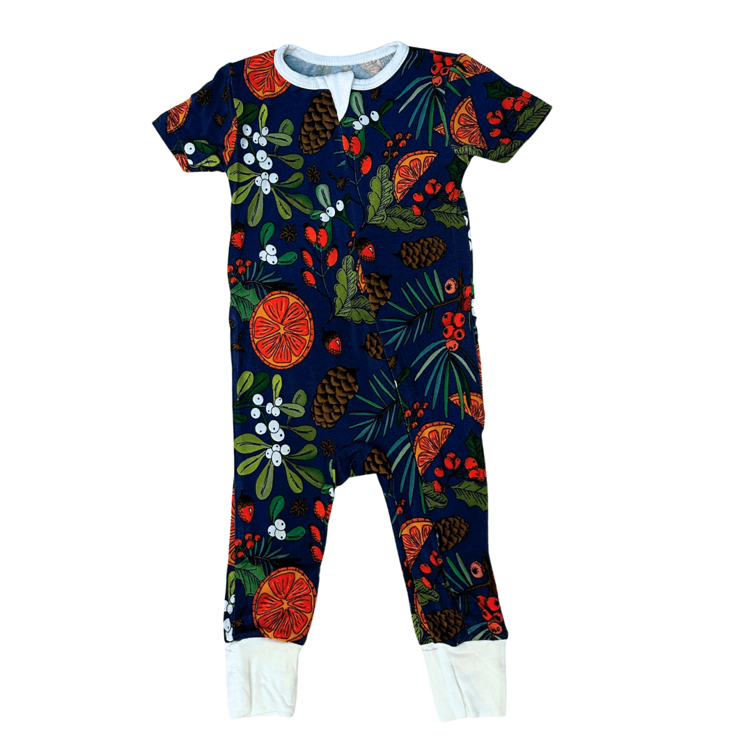 Simmer Pot Bamboo Convertible Romper - Peregrine Kidswear - 0-3M