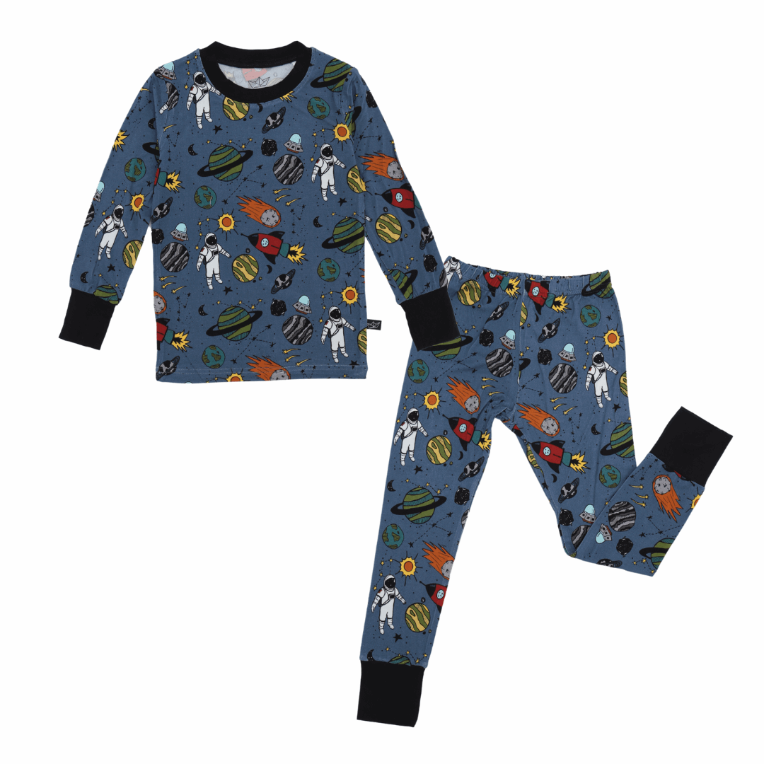 Space Doodle Bamboo Two-Piece Pajamas - 2 Piece Pajamas - $39.00 ...