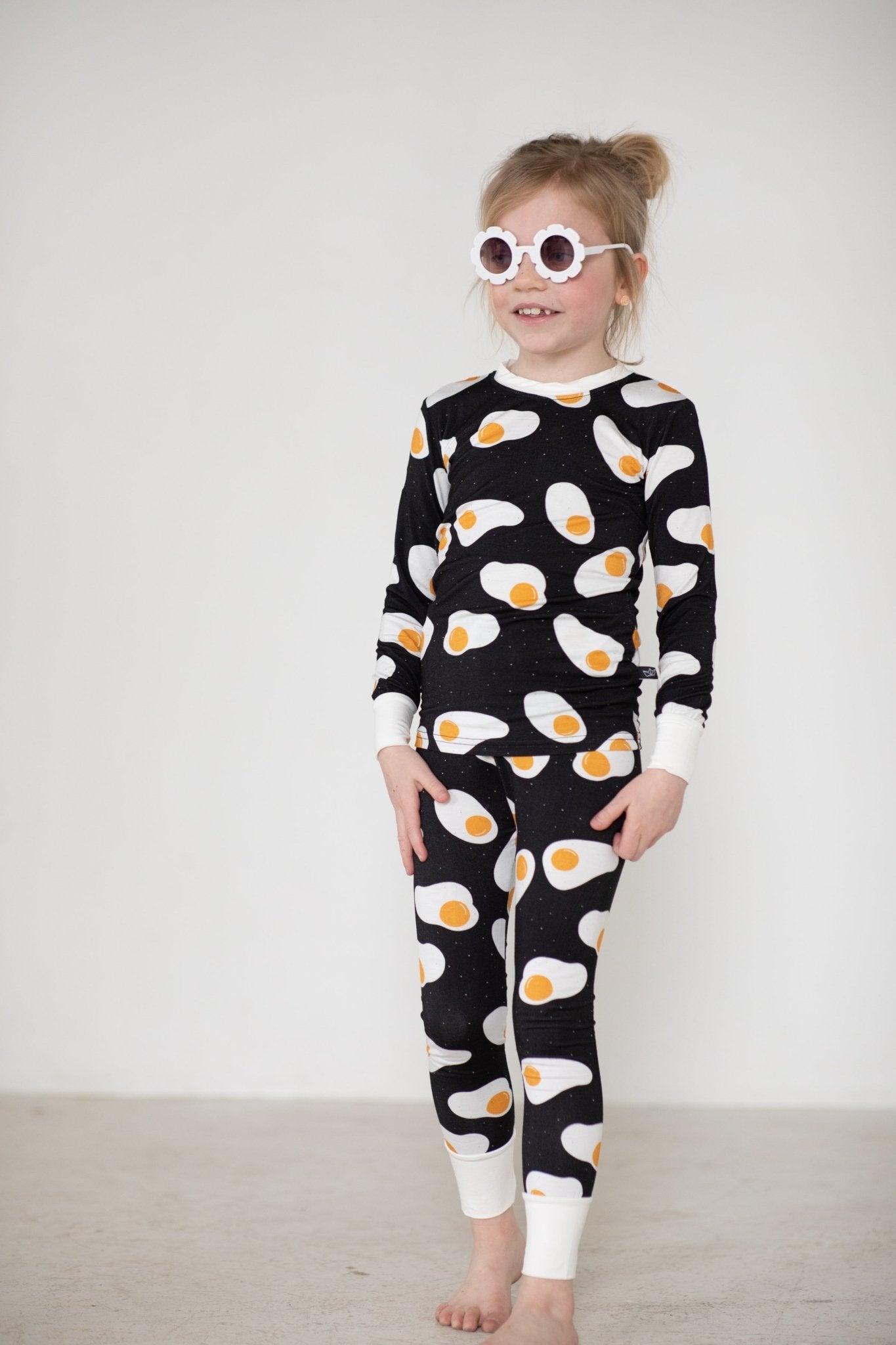 Sunny Side Up Two-Piece Bamboo Pajamas - Peregrine Kidswear - 2 Piece Pajamas - 12-18M
