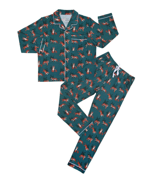 Tiger Tiger Women's Bamboo Pajamas - Peregrine Kidswear - Small