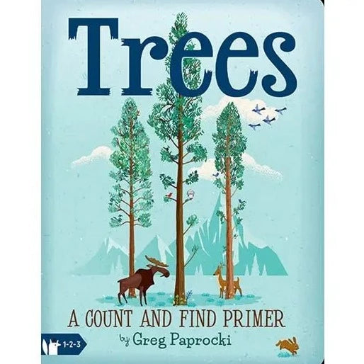 Trees: A Count and Find Primer Board Book - Peregrine Kidswear - Gift -